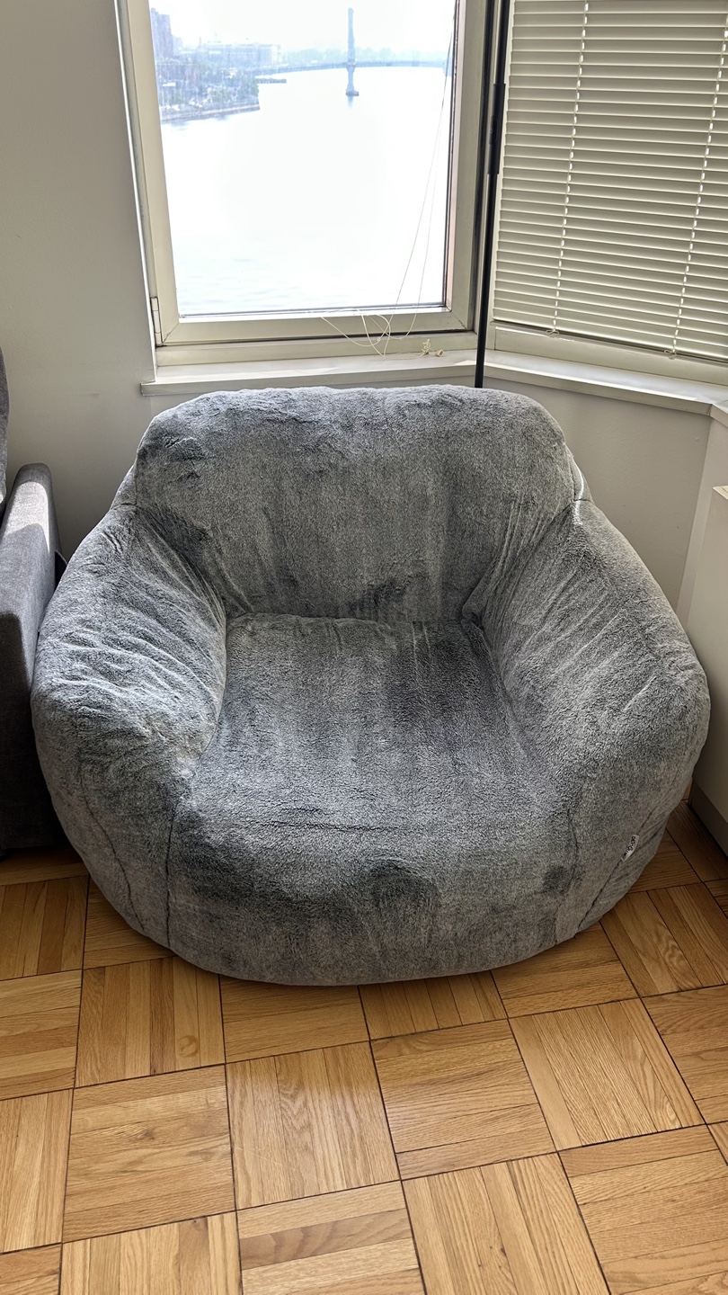 Blue bean bag armchair - photo 2