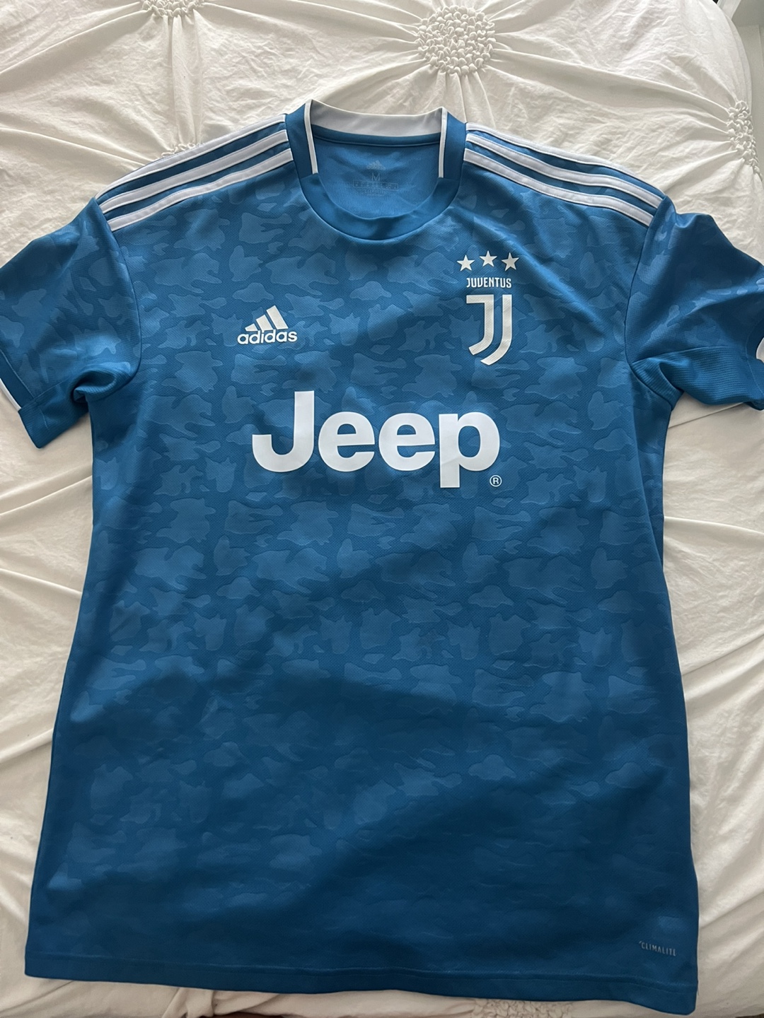 Juventus Adidas Teal Soccer Jersey - Size Medium