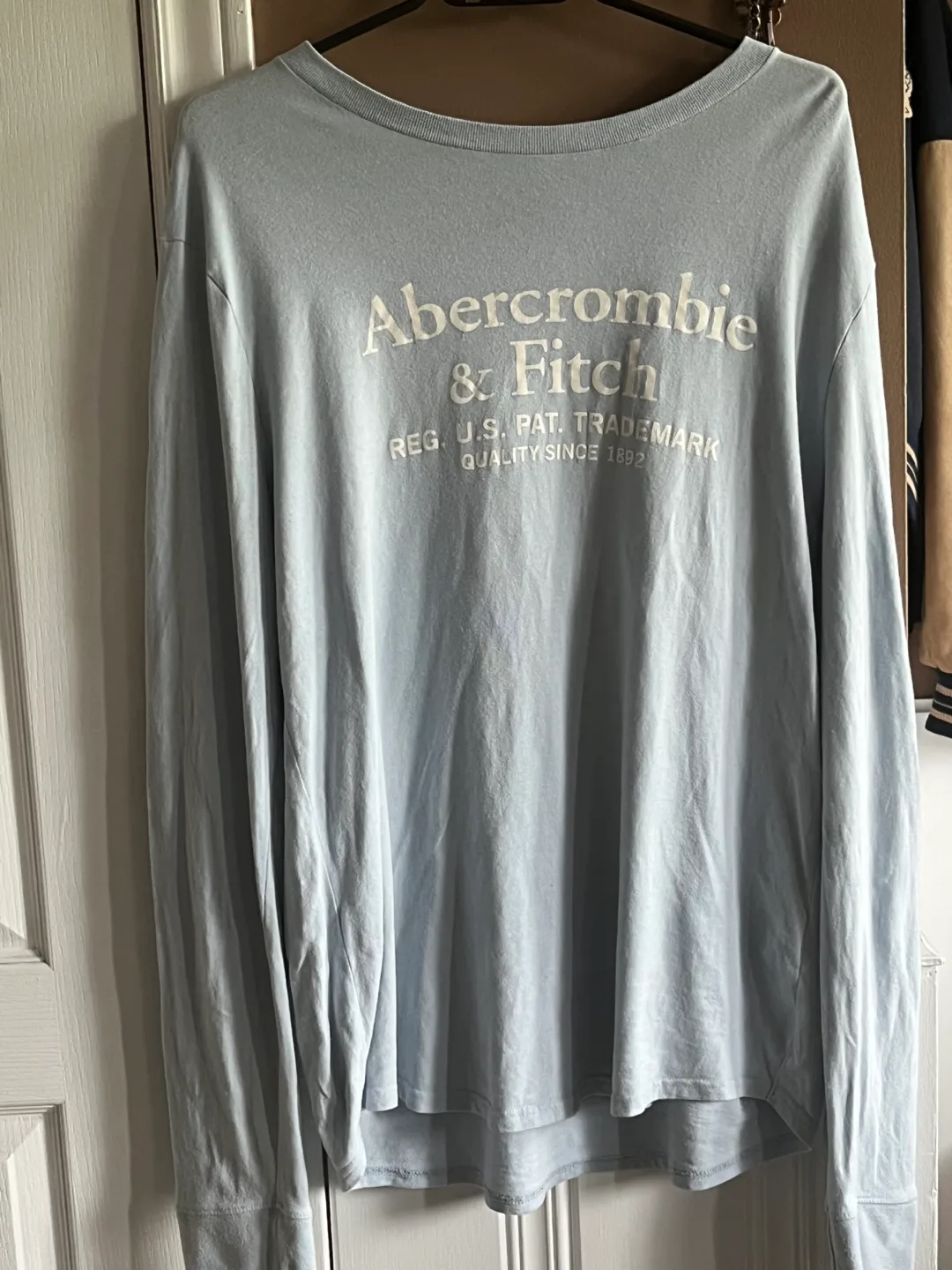 Brand New Abercrombie and Fitch Long Sleeve Logo Tshirt - Large image indicator(7)