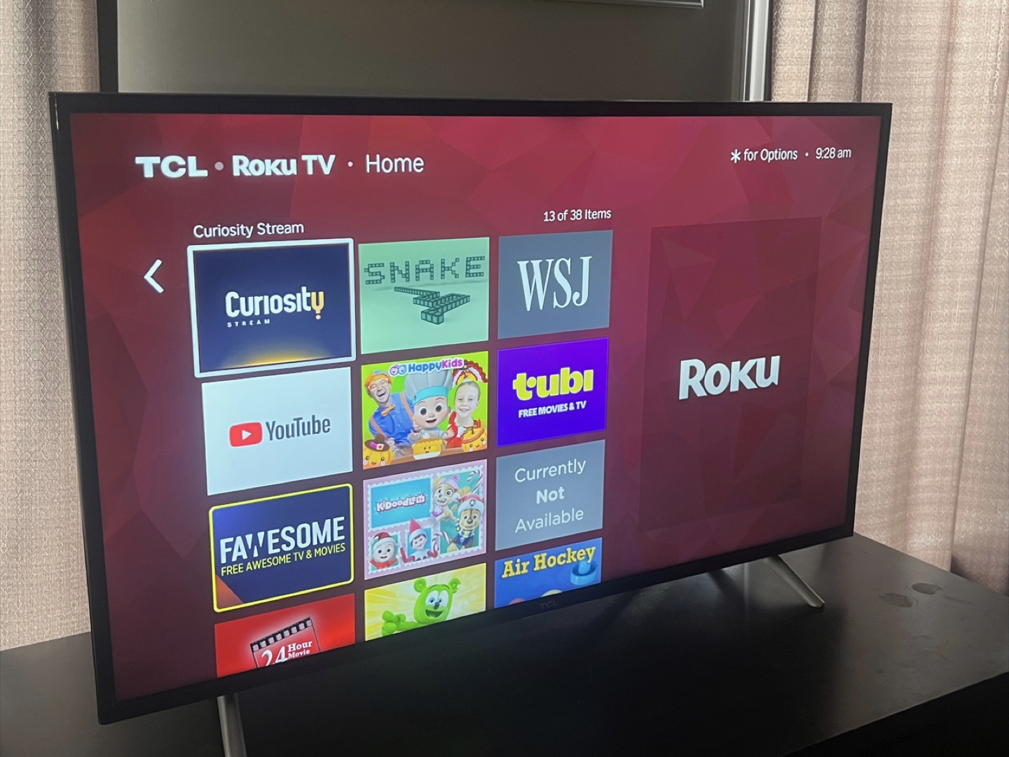 43” TCL Roku Smart TV