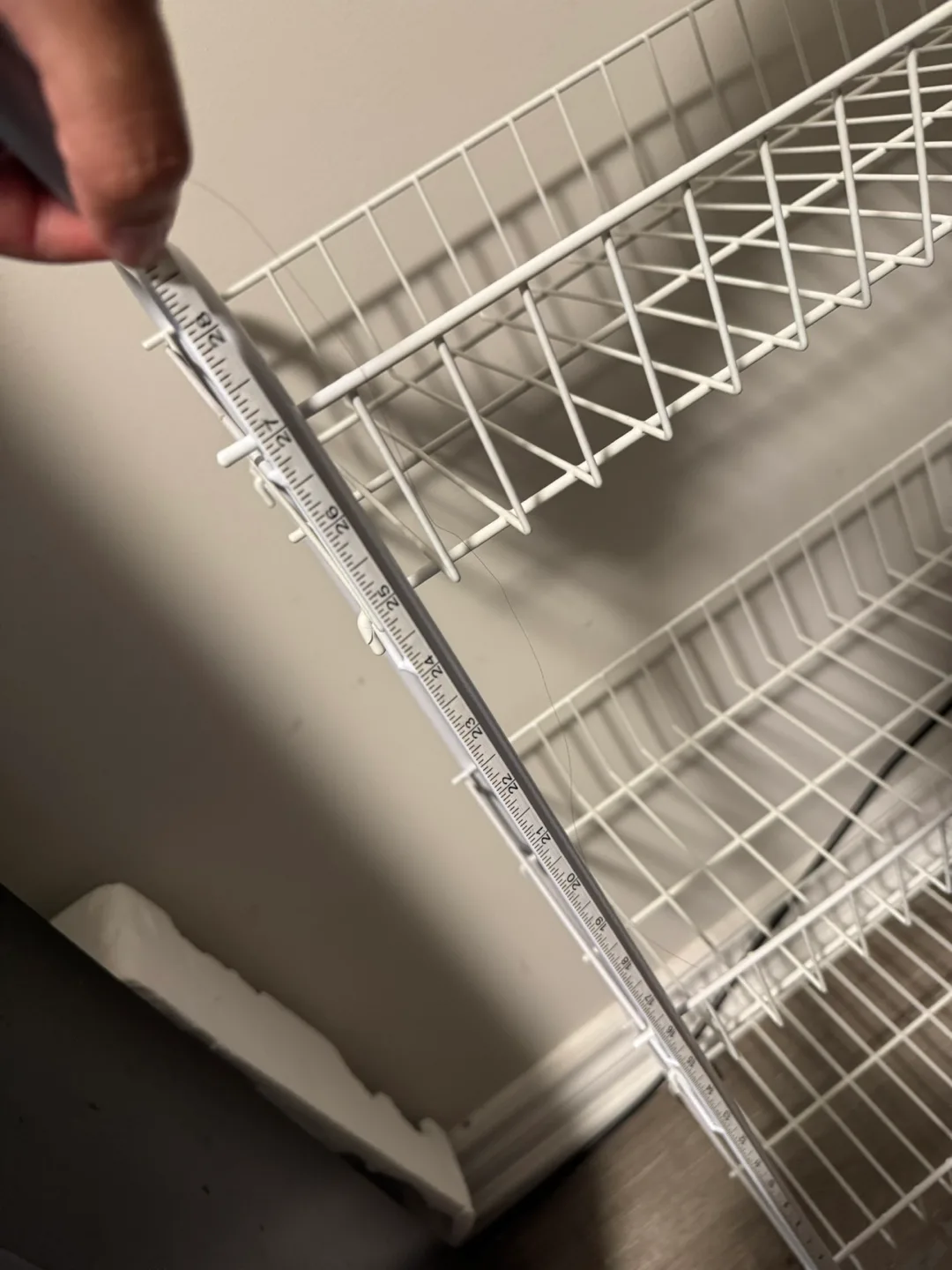 White 3-Tier Rolling Storage Cart image indicator(4)