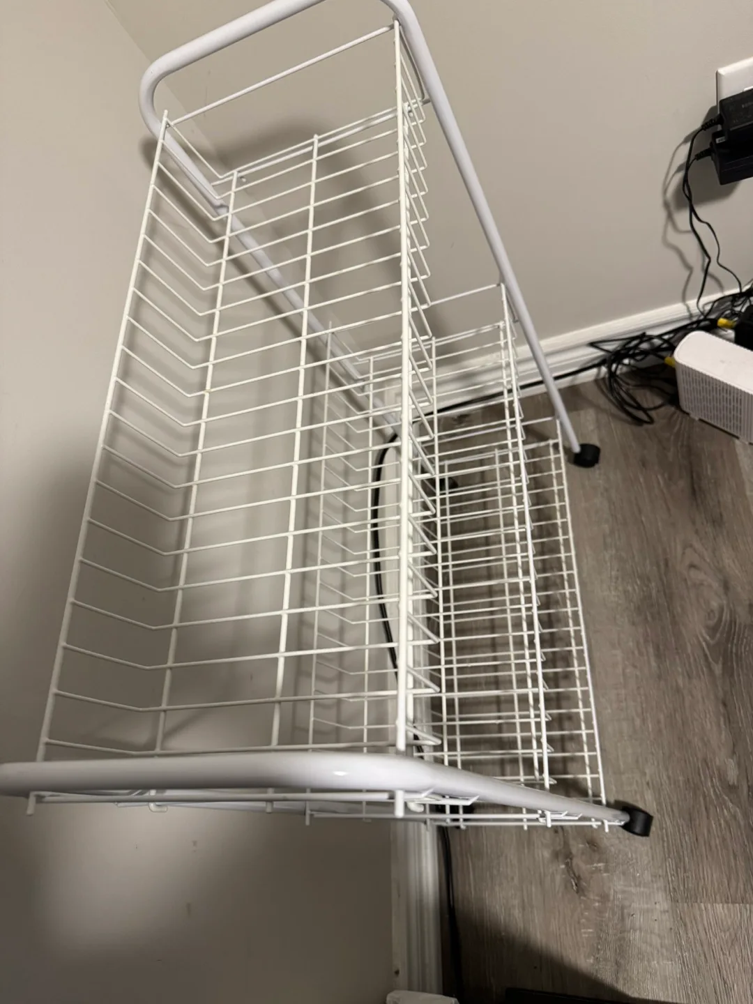 White 3-Tier Rolling Storage Cart image indicator(2)