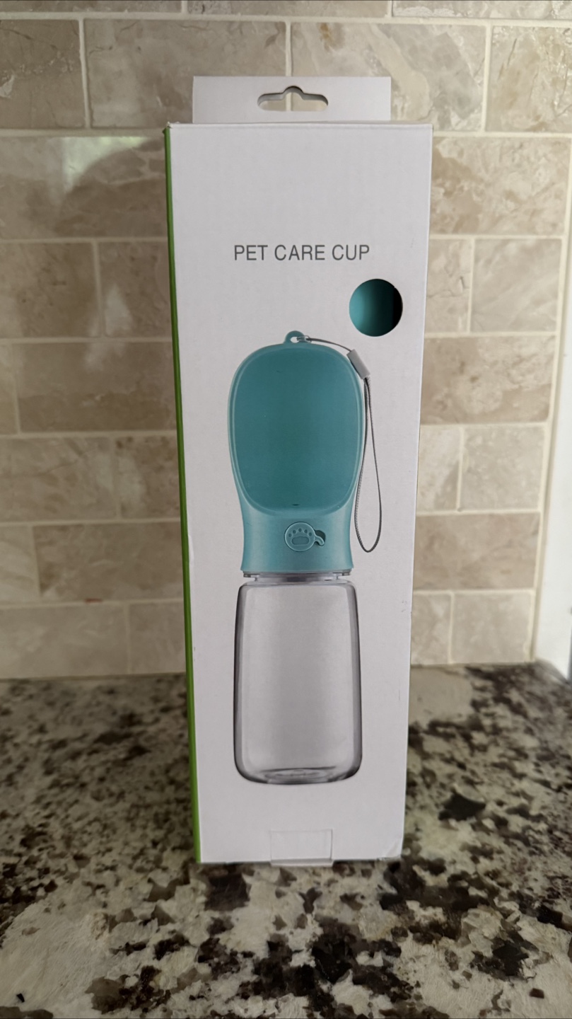 Portable Pet Water Bottle - Aqua - photo 4