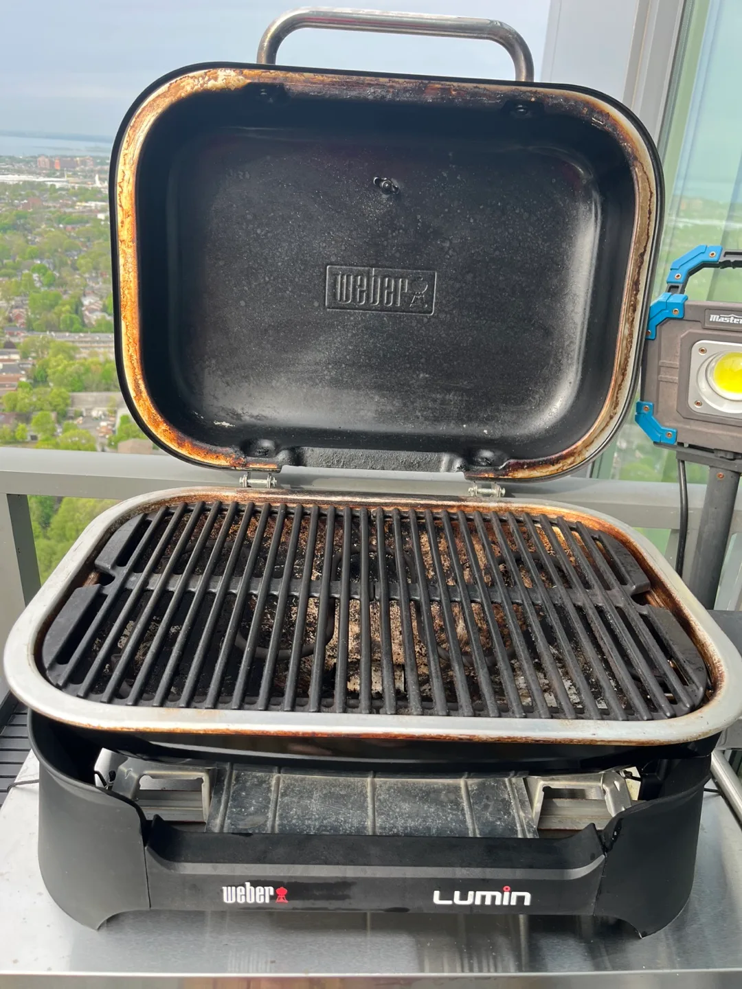 Weber Lumin 2-Burner Portable Electric BBQ in Black image indicator(5)