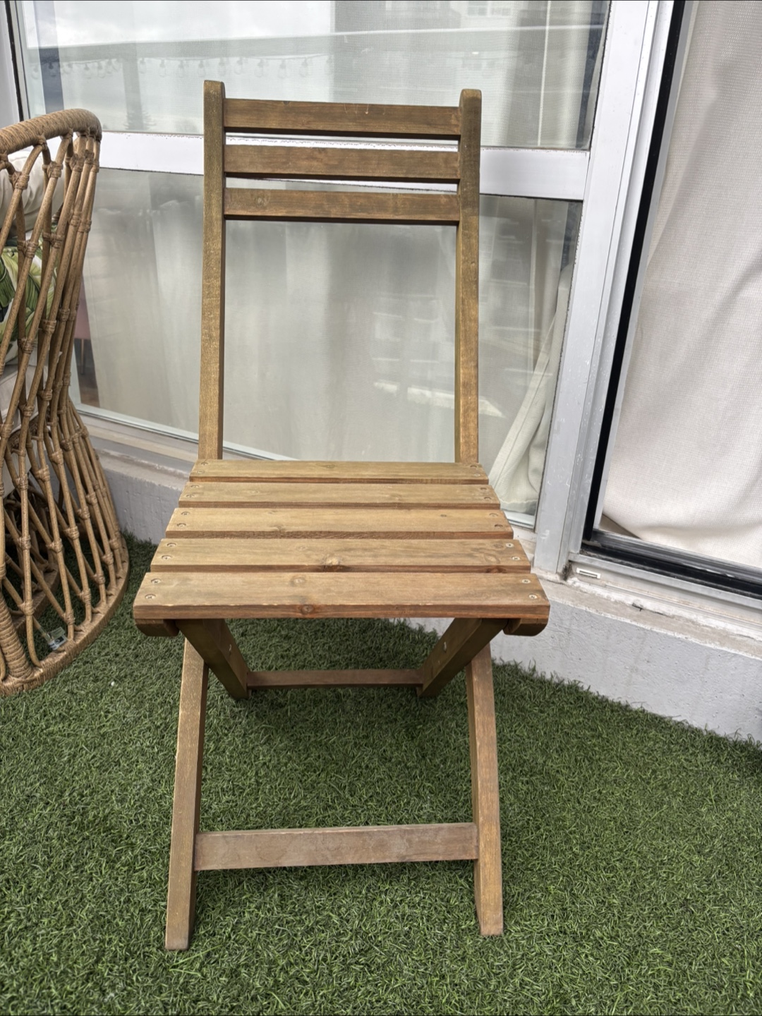 IKEA ASKHOLMEN Outdoor Folding Patio Set - Table and Two Chairs - photo 3