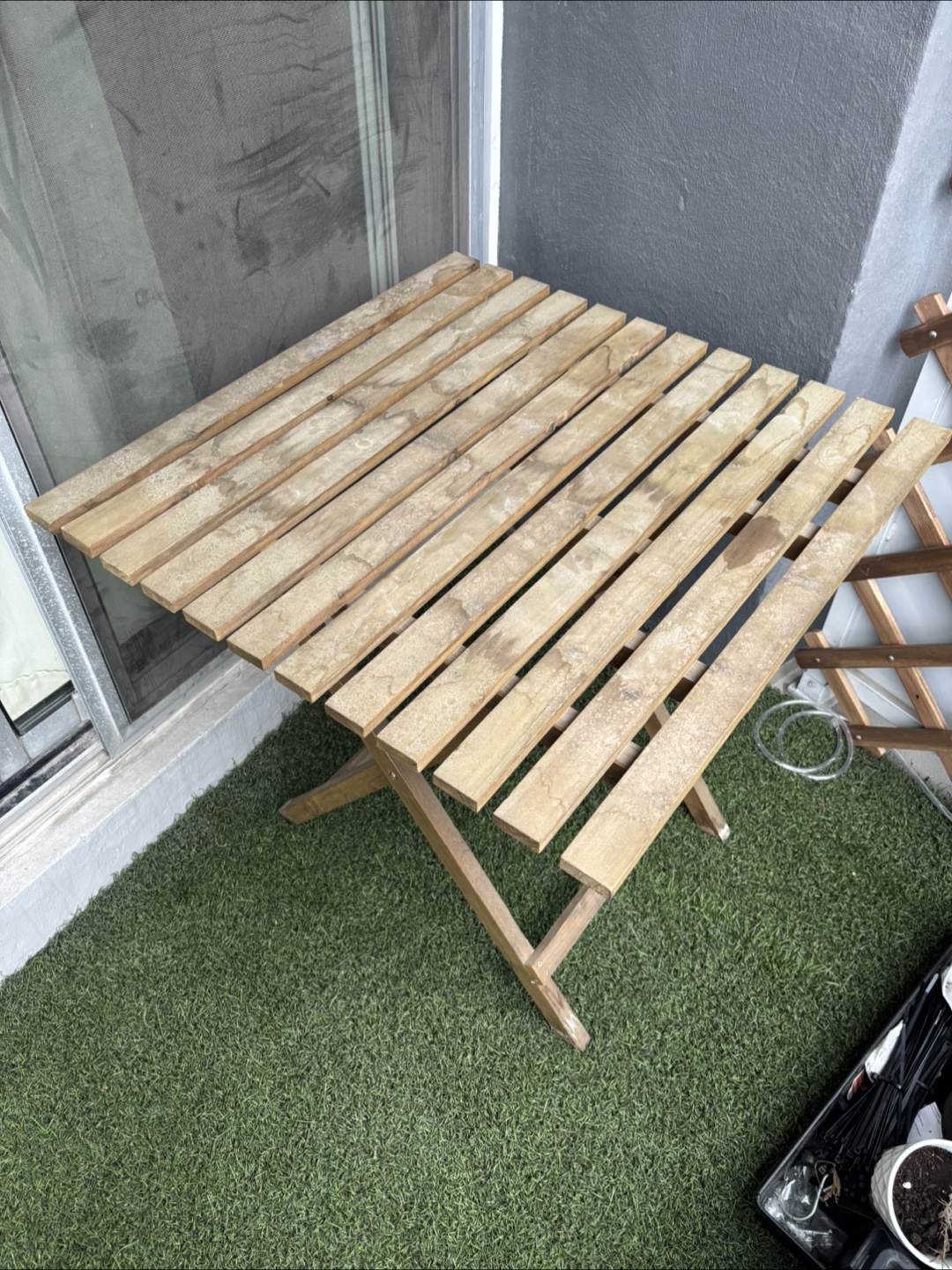 IKEA ASKHOLMEN Outdoor Folding Patio Set - Table and Two Chairs - photo 5