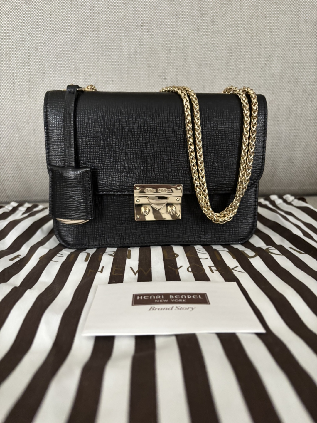 Henri Bendel Black Leather Crossbody Bag - photo 2