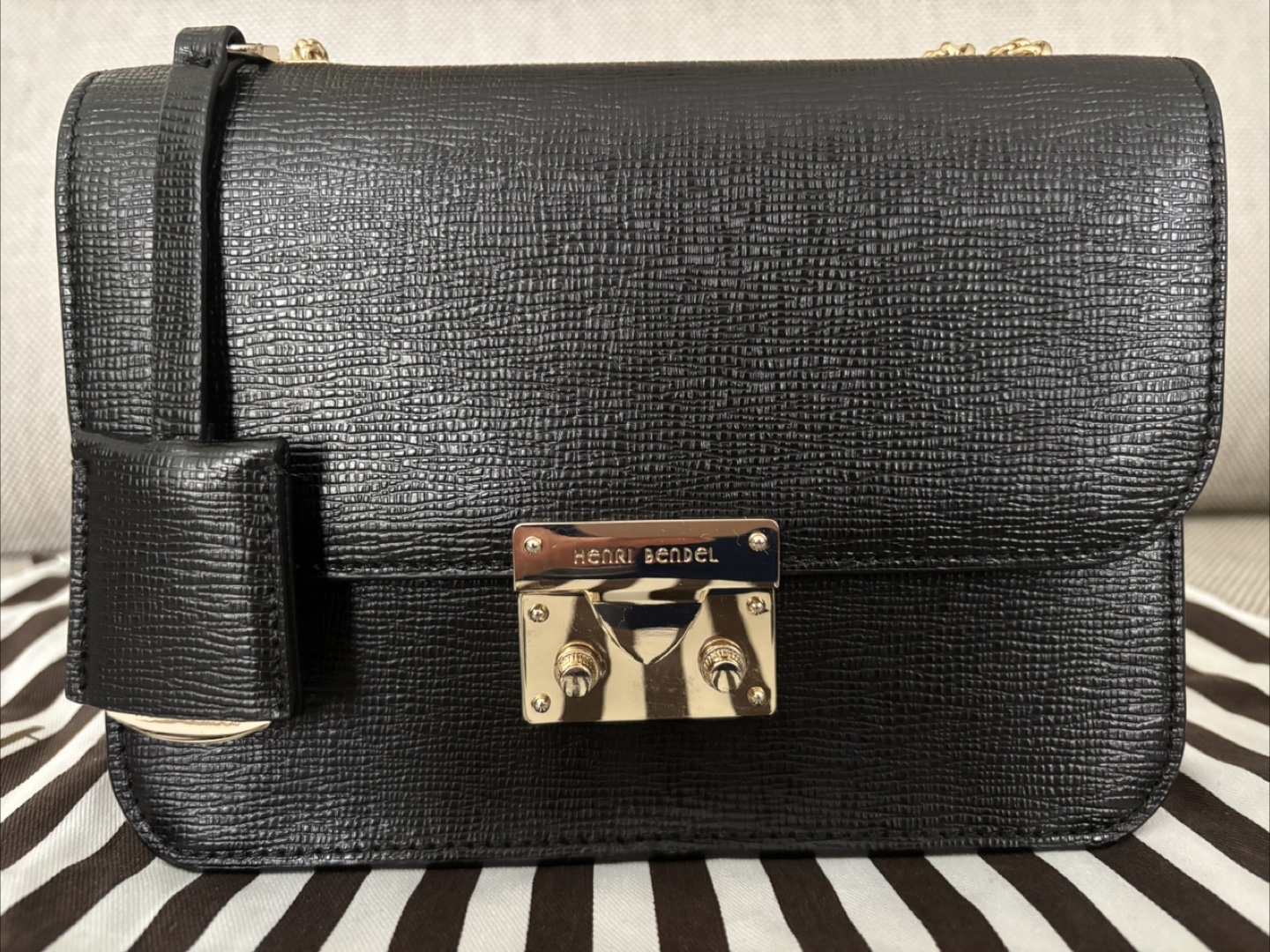 Henri Bendel Black Leather Crossbody Bag - photo 5