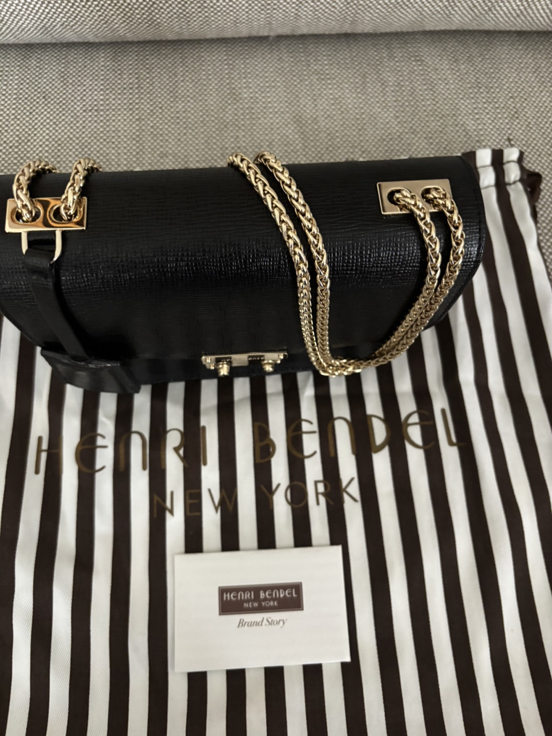 Henri Bendel Black Leather Crossbody Bag - photo 3