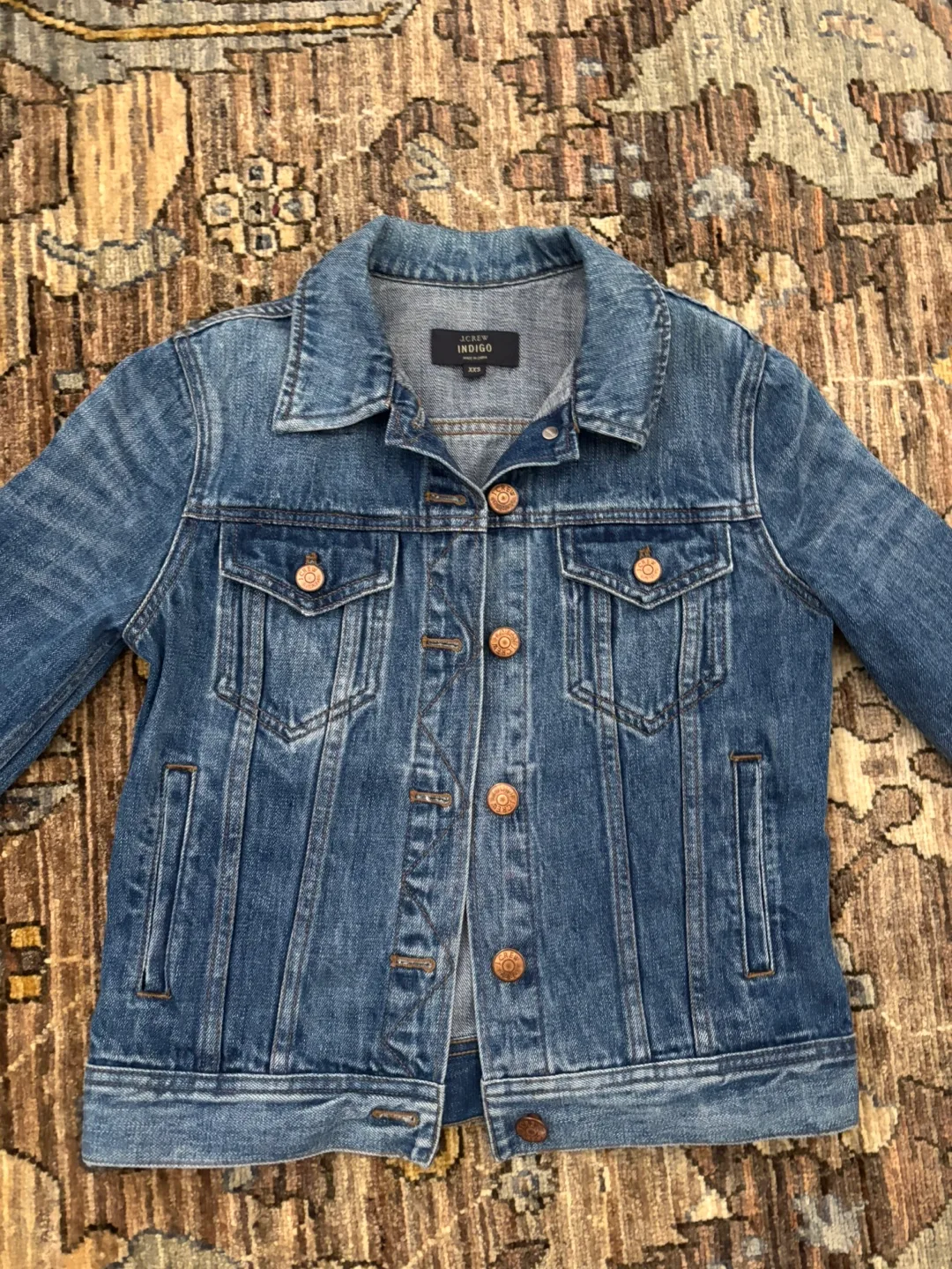 J.Crew Indigo Denim Jacket thumbnail