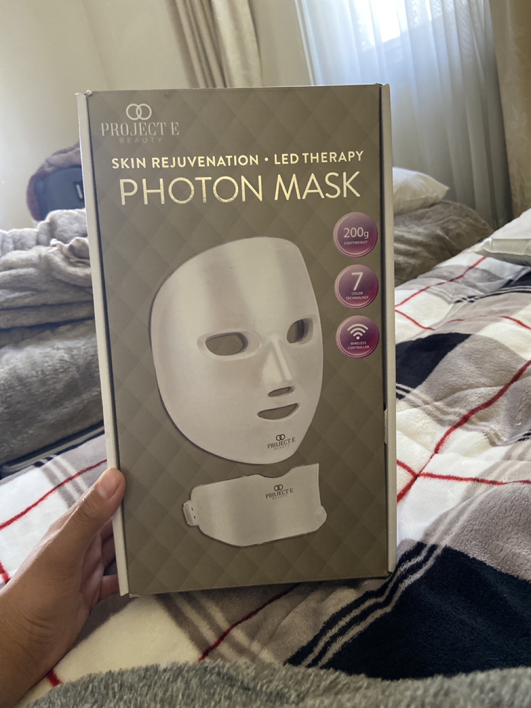Skin rejuvenation led therapy phontom mask
