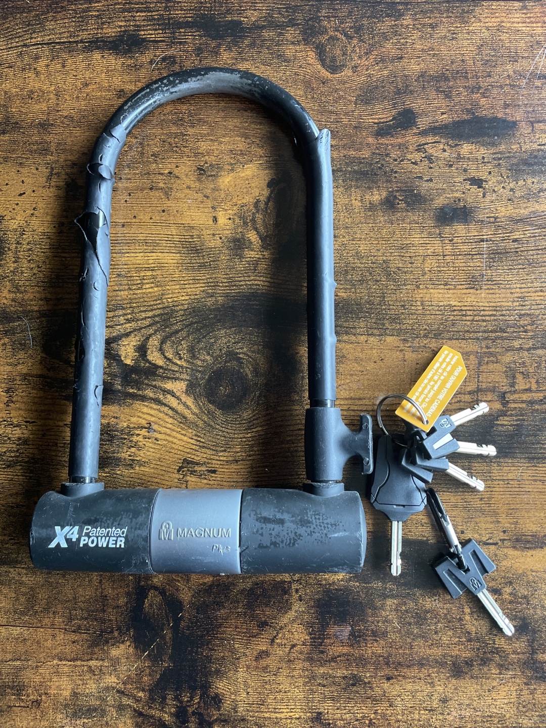 Magnum X4 Patented Power U-Lock