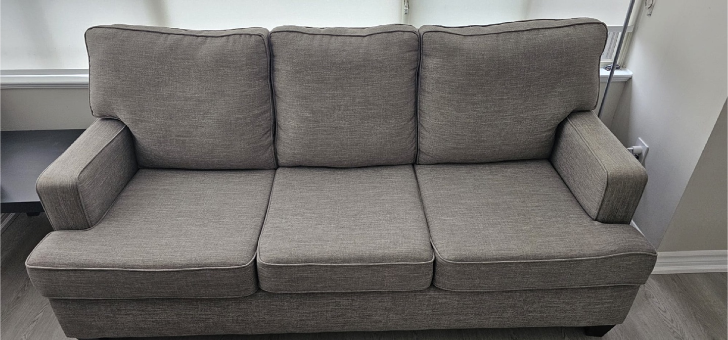 Grey Fabric Sofa and Two Armchairs - photo 4