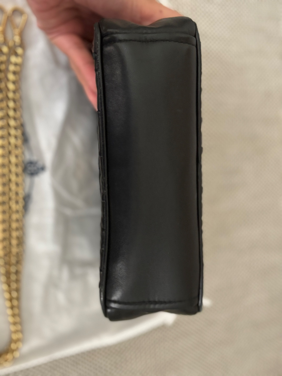 Authentic Prada Black Leather Crossbody Bag - photo 4