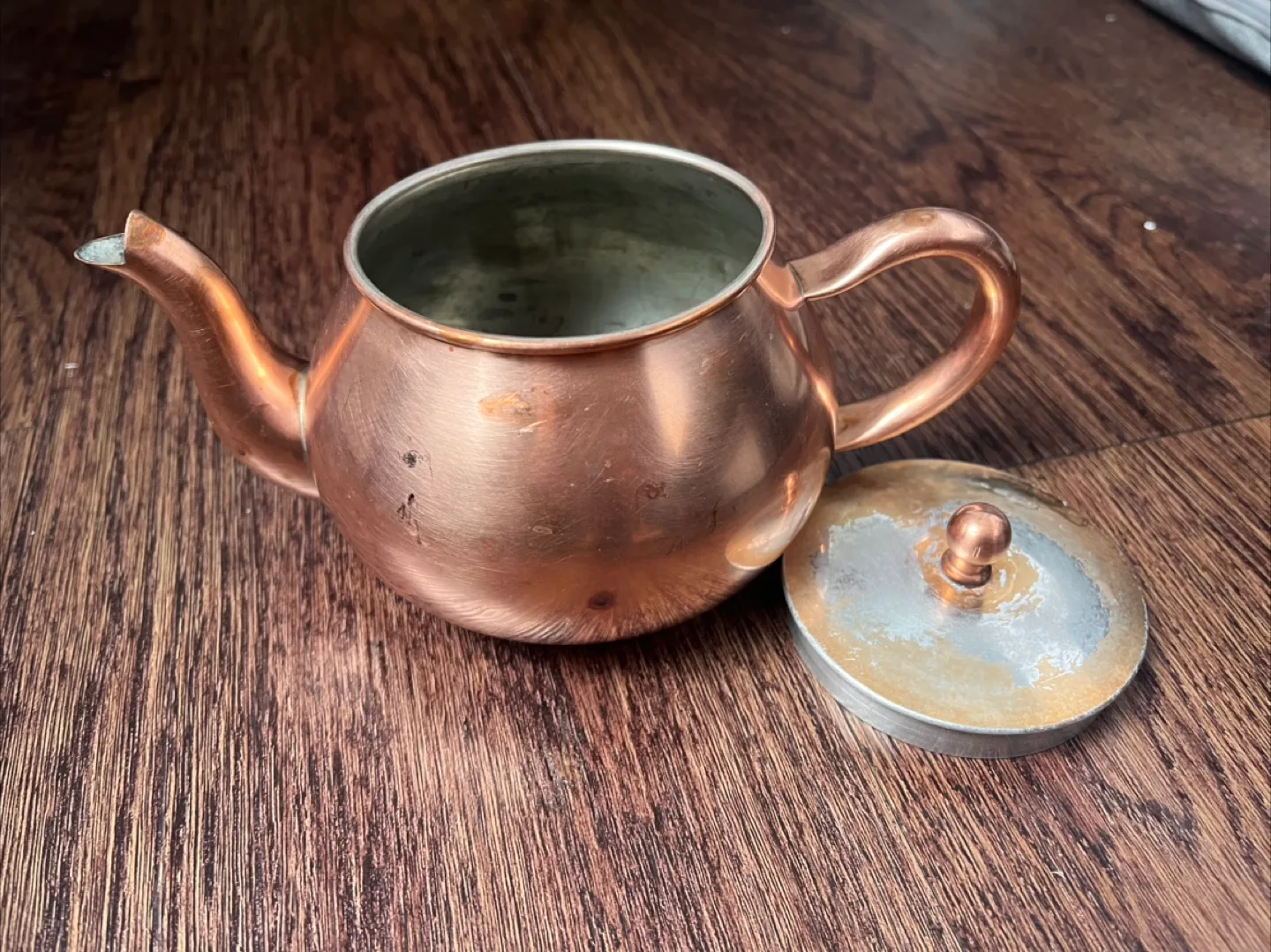 Vintage Copper Teapot - Cute for Plants 🪴 thumbnail