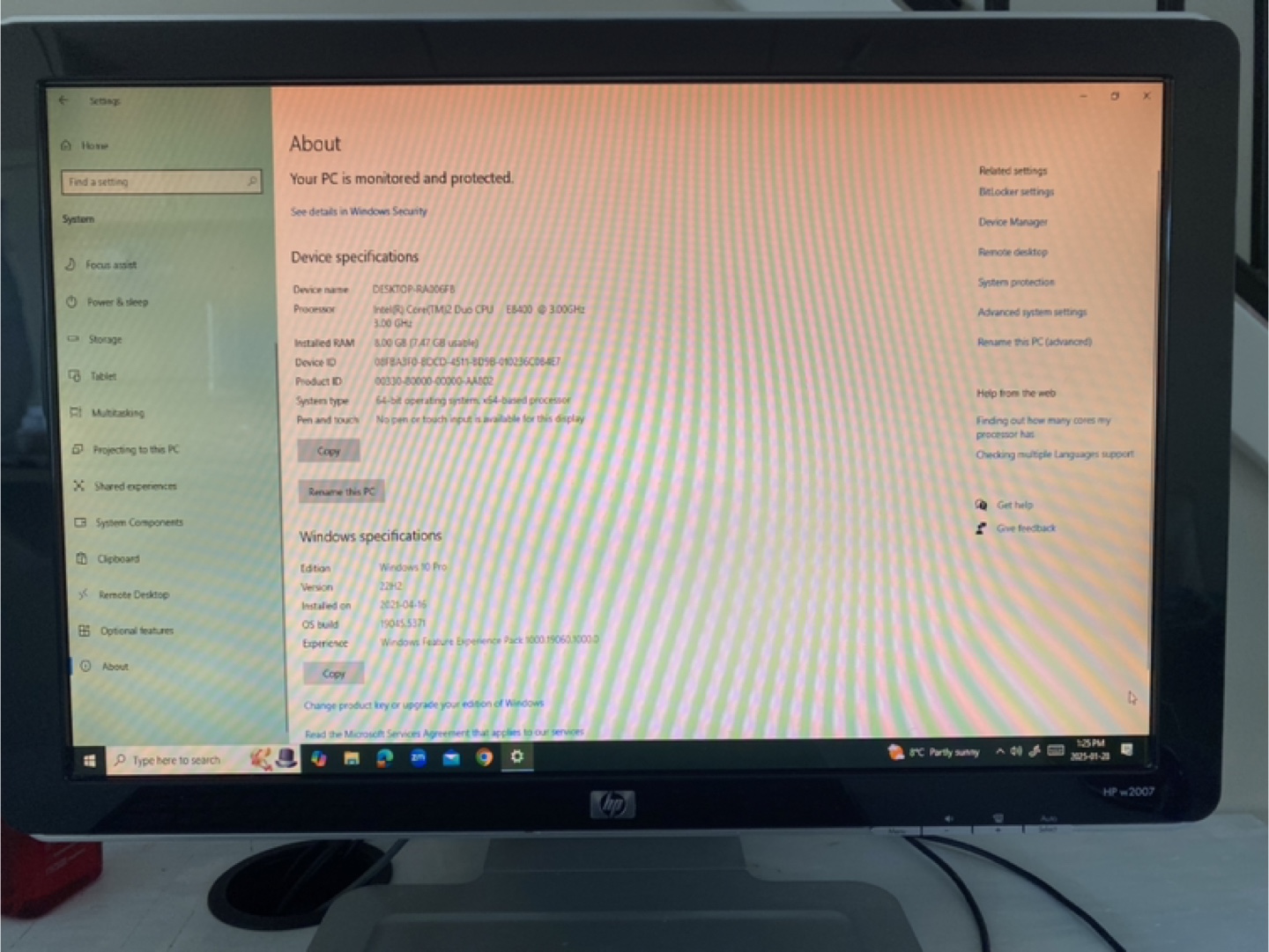 Wifi Desktop Computer with Monitor, Keyboard & Mouse - photo 4