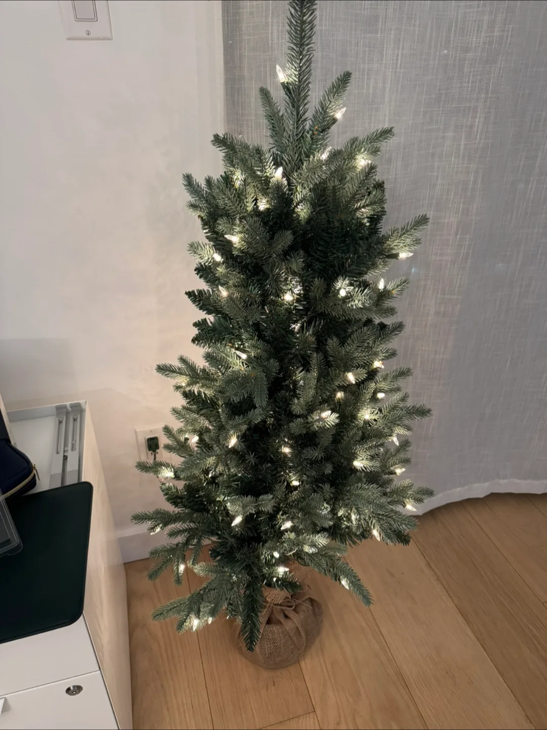 FREE Pre-lit Artificial Christmas Tree