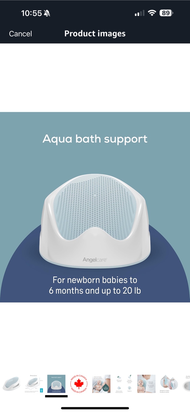 Angelcare Aqua Baby Bath Support - photo 4