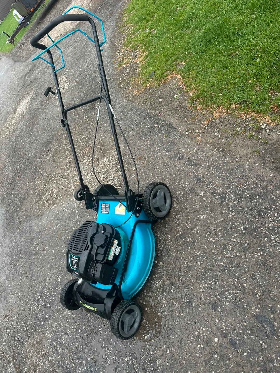 Yardworks 163cc Gas Powered Lawn Mower Karrot