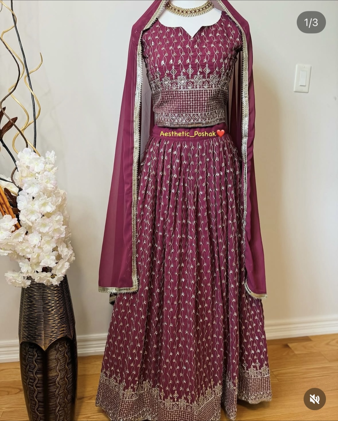 Gorgeous Embroidered Lehenga Choli