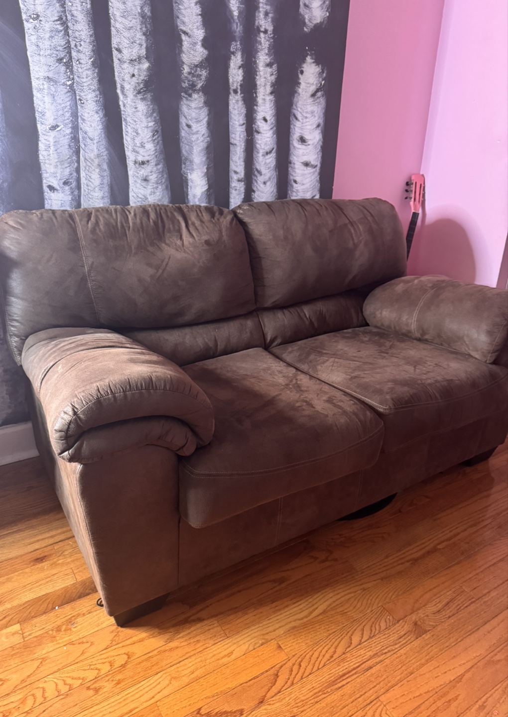 Brown Loveseat