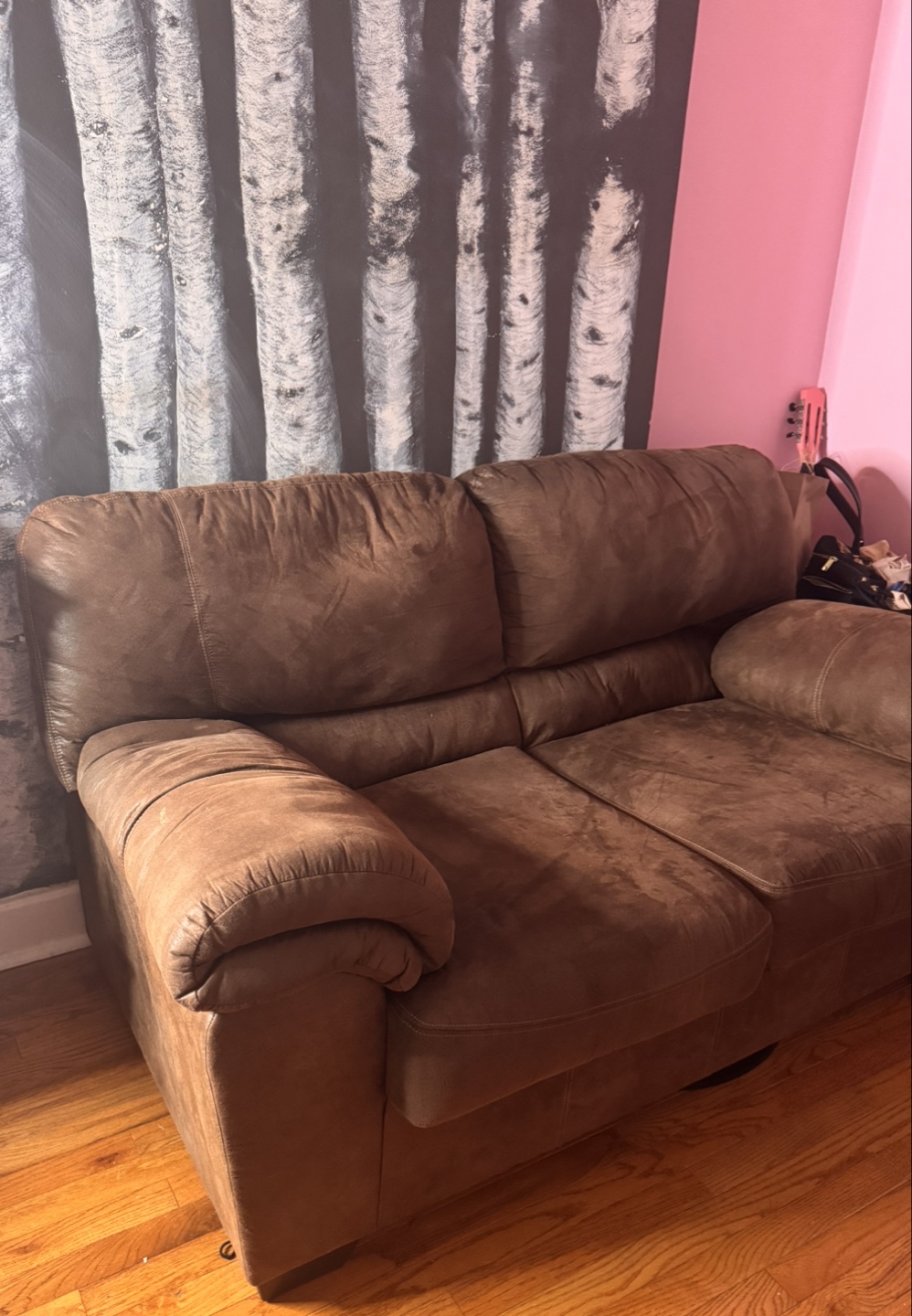 Brown Loveseat - photo 3