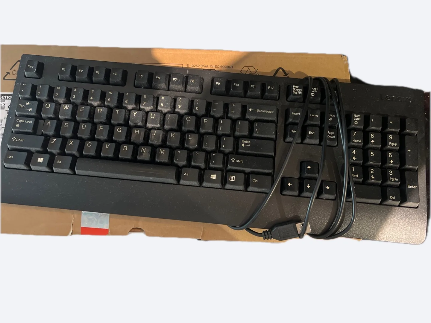 Lenovo Wired USB Keyboard thumbnail