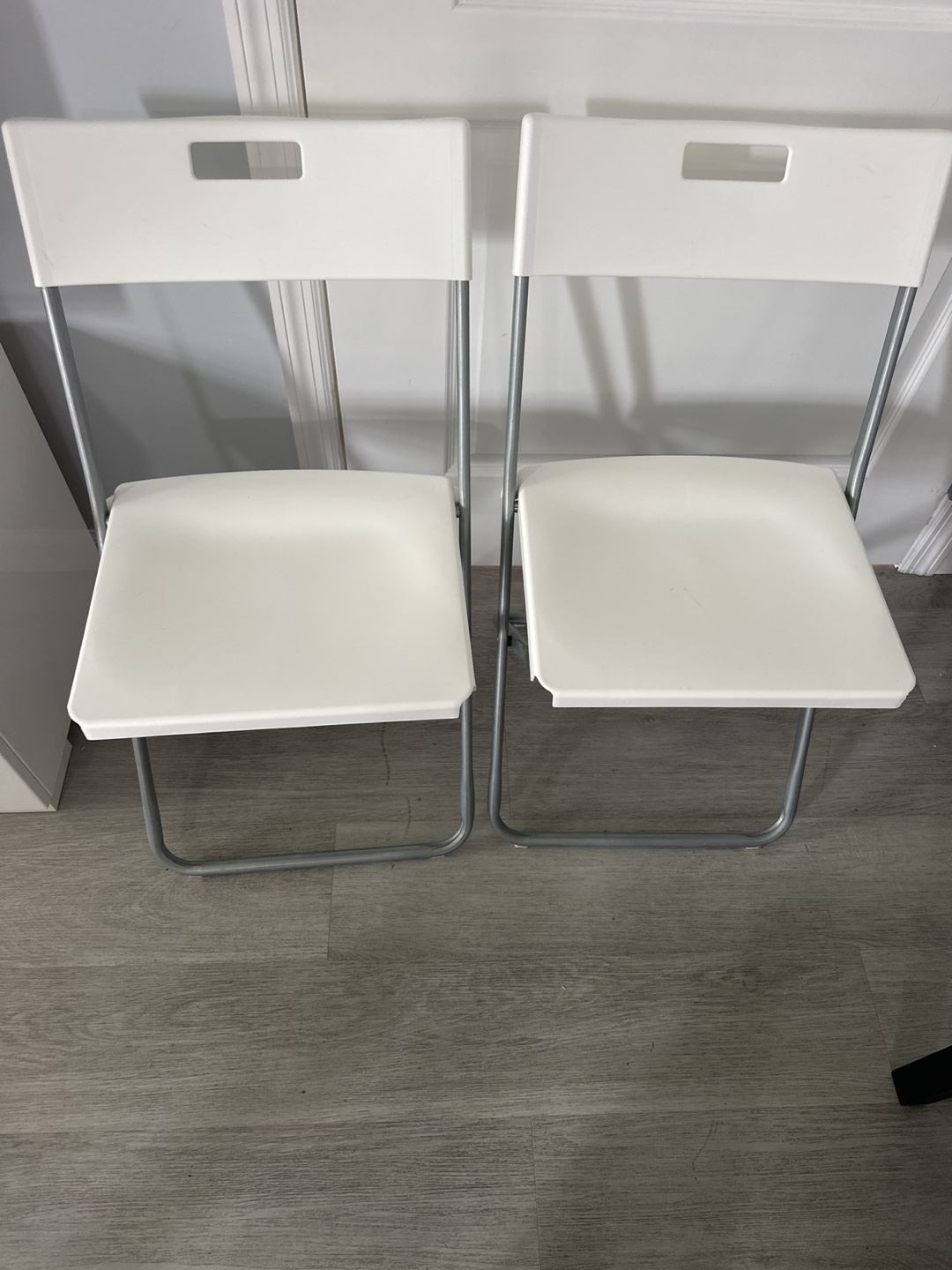 IKEA GUNDE Folding Chairs - White 602.177.99 - photo 2
