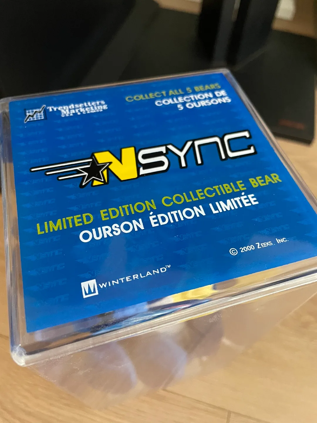 🏒 Nsync Limited Edition Collectible Bear - JC Chasez image indicator(3)