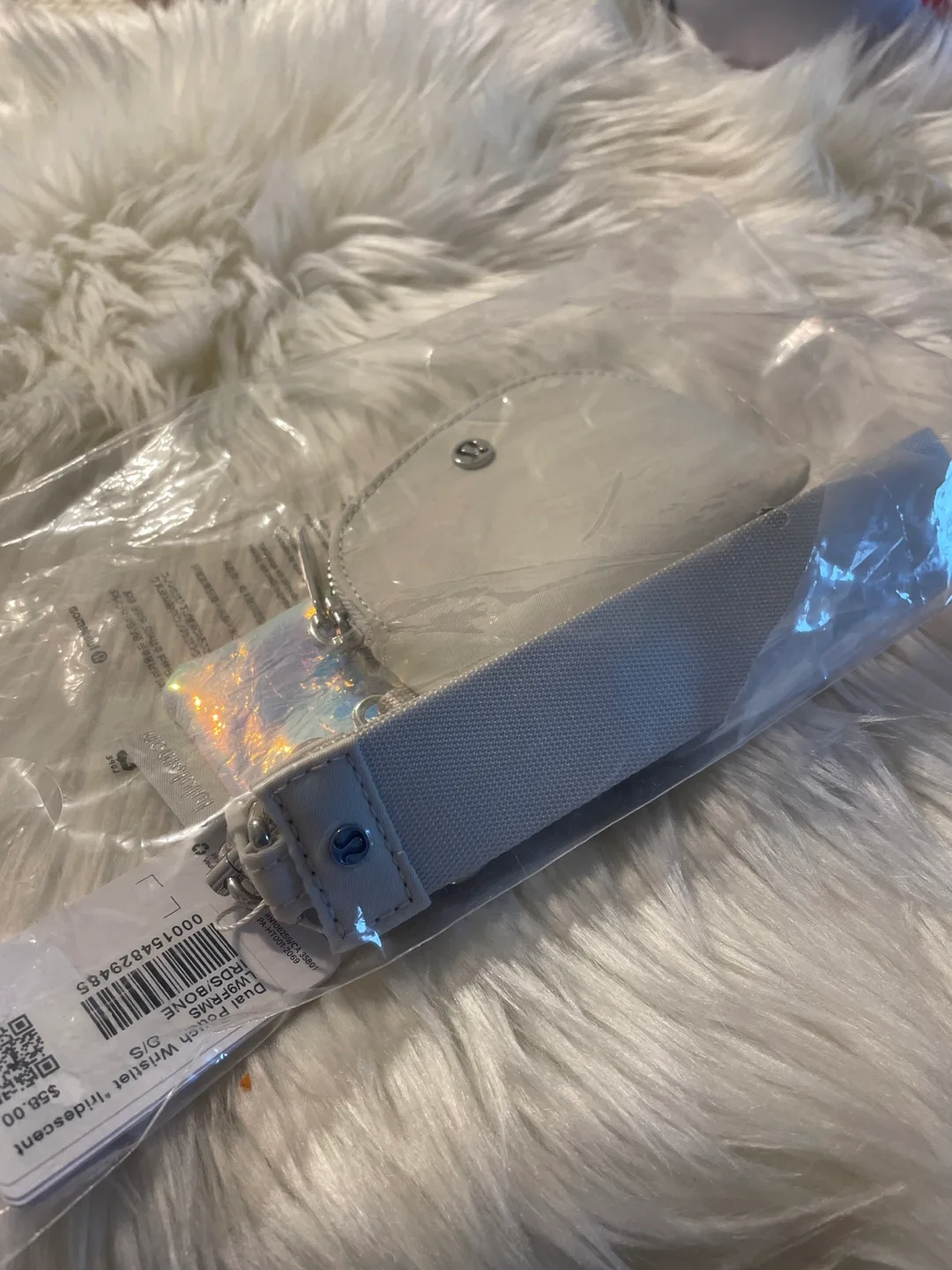 NEW Lululemon Dual Pouch Wristlet Irisdecent image indicator(3)