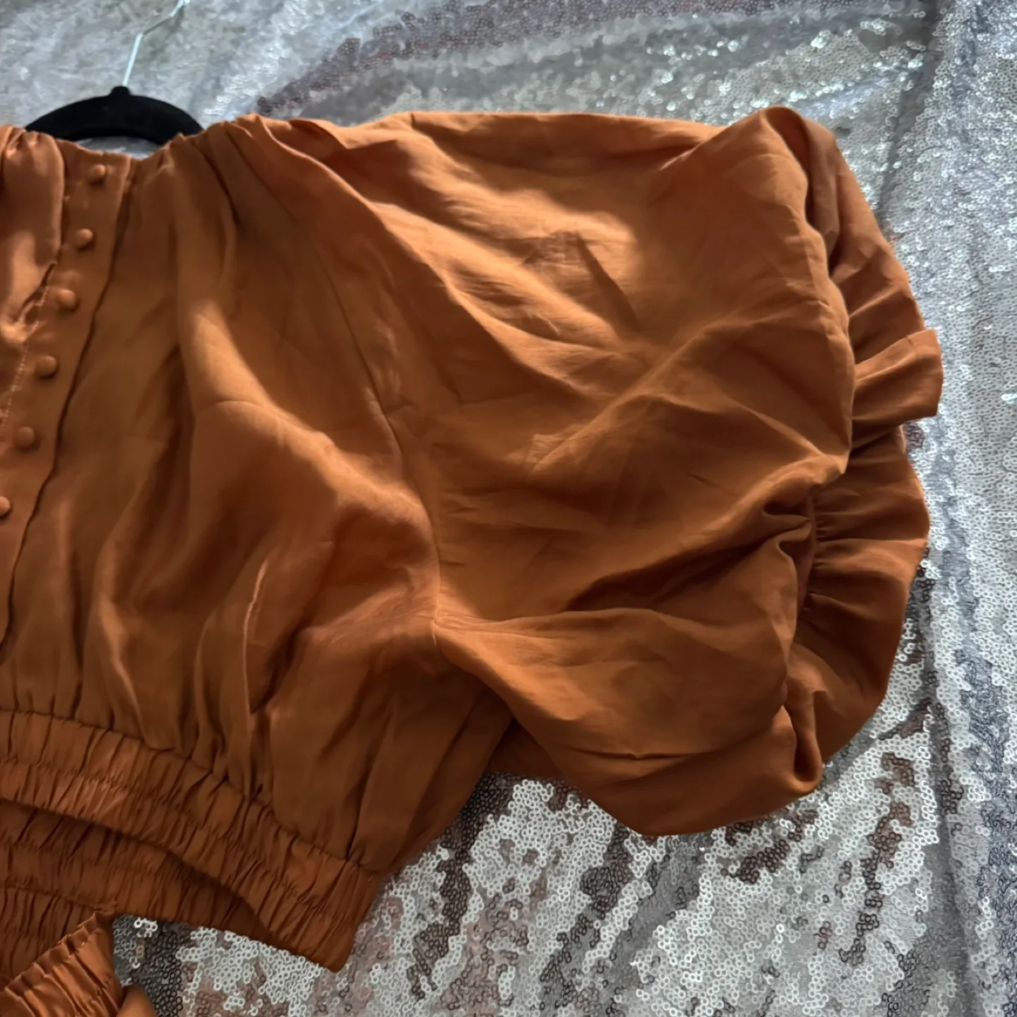 Jl Luxe Mayra dress in orange image indicator(7)