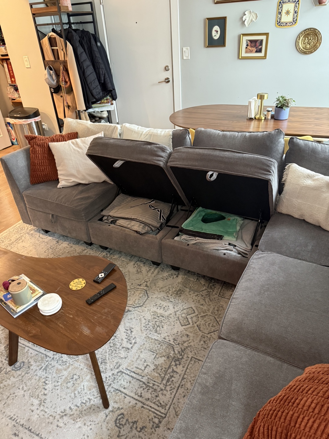 HONBAY Modular Sectional Sofa with Storage - photo 3