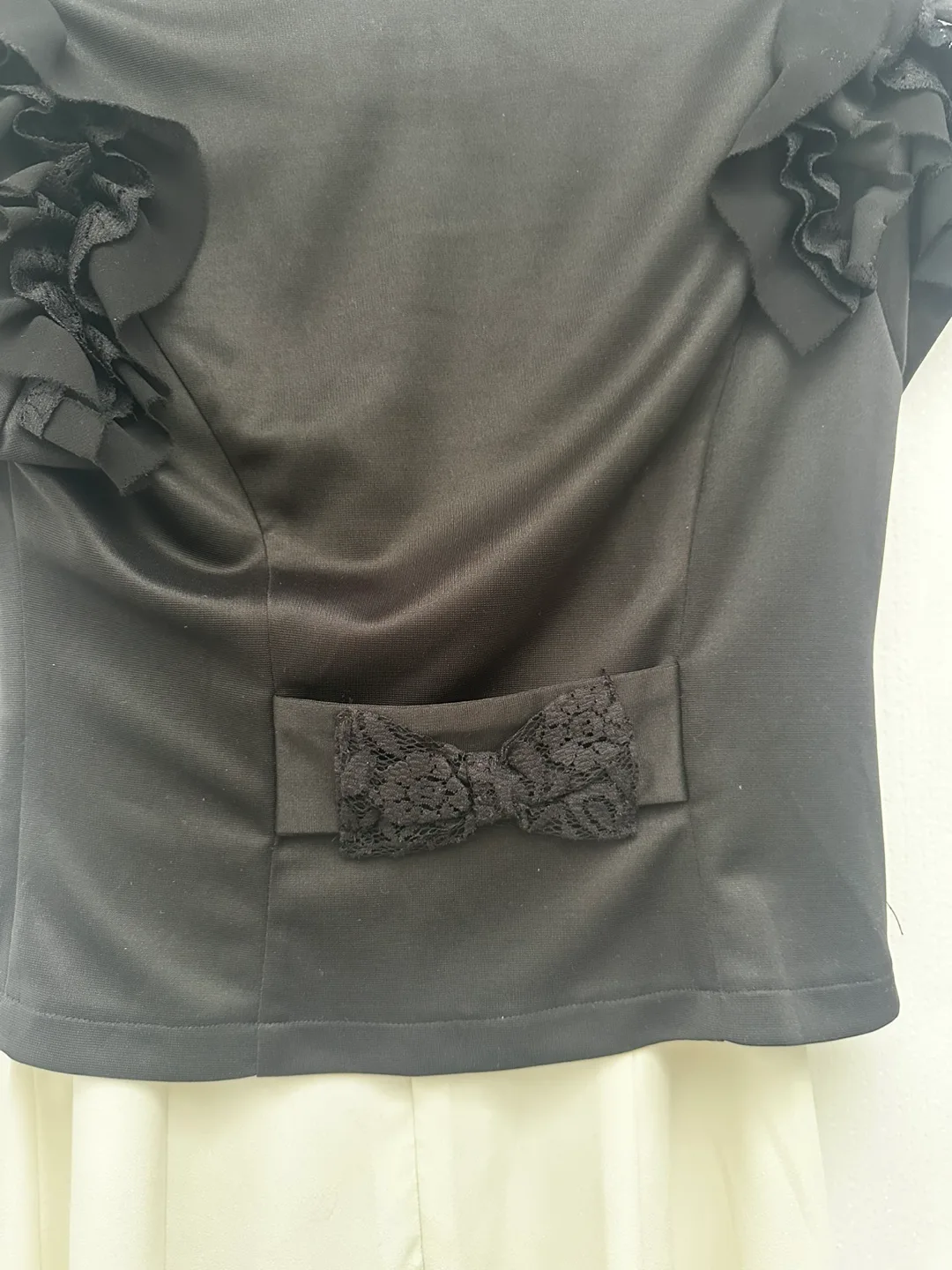 Black Bolero with Ruffled Sleeves image indicator(5)