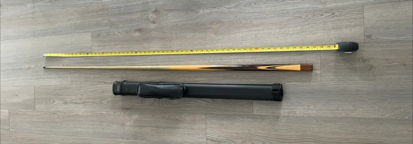 Used Pool Cue  with brand new hard carrying Case image indicator(5)