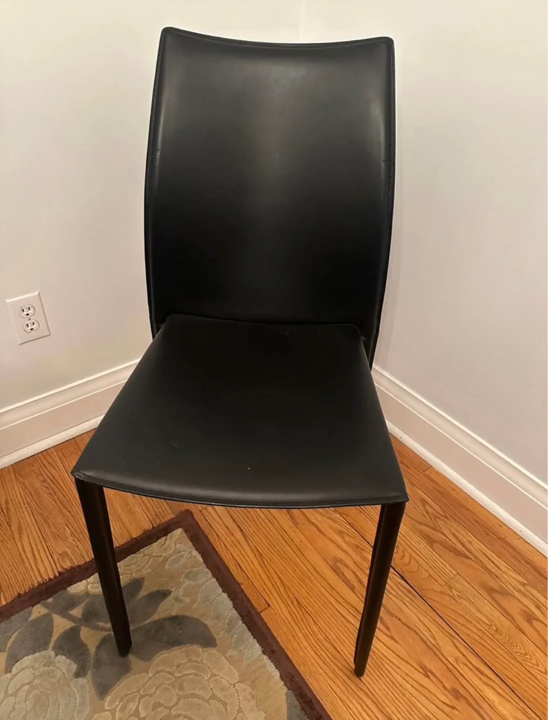 Six Structube black dining room chairs thumbnail