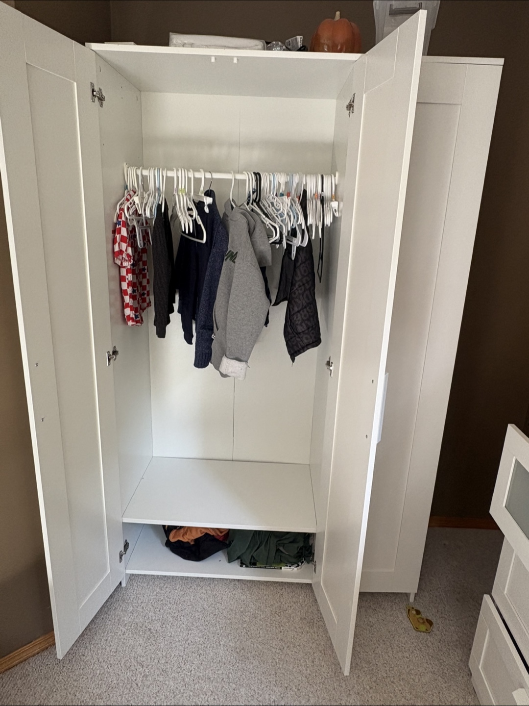 IKEA PAX White Wardrobe with Mirror - photo 3