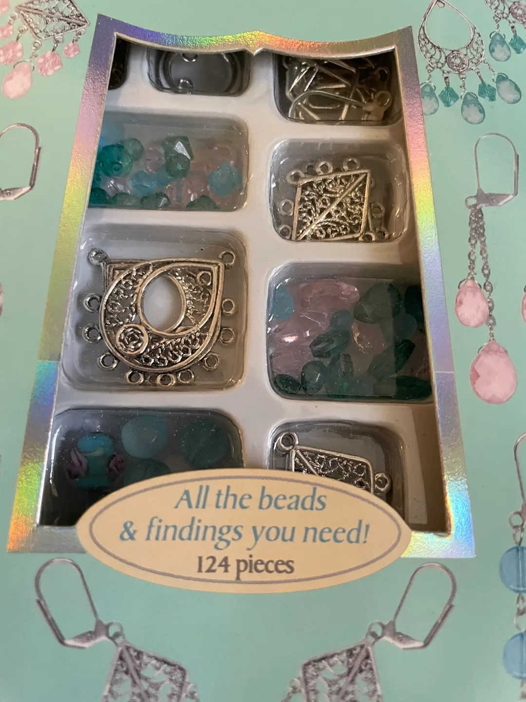 🏒 Design & Style Earring Making Kit - 124 Pieces image indicator(2)