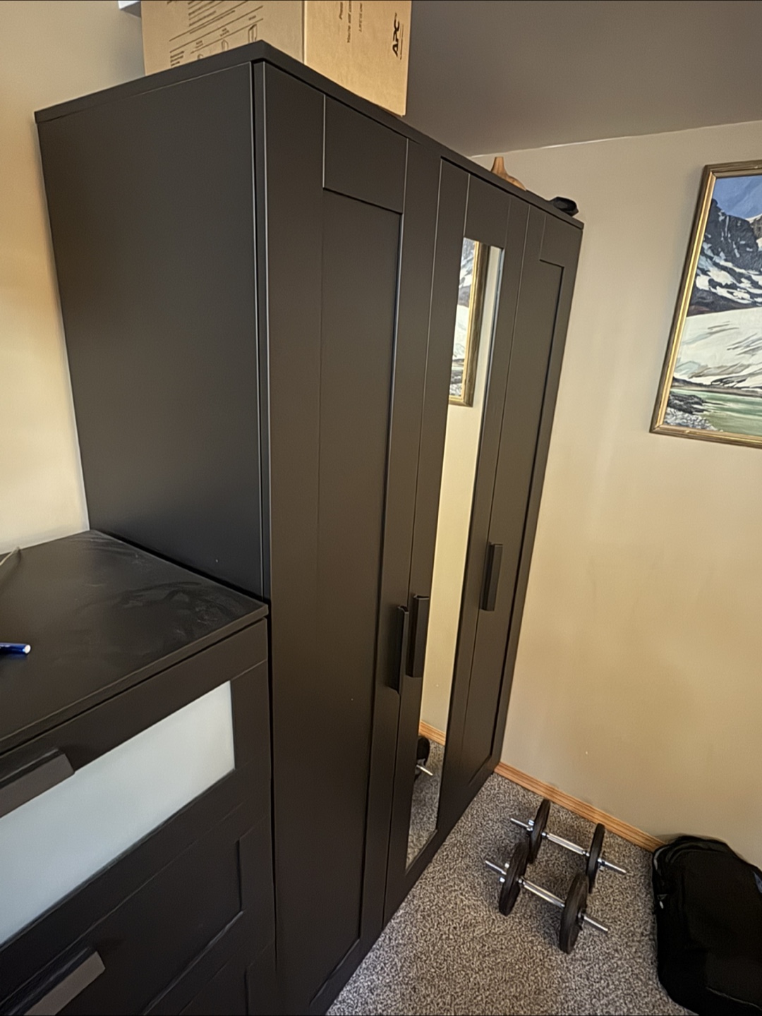 IKEA PAX Wardrobe with Mirror - photo 3