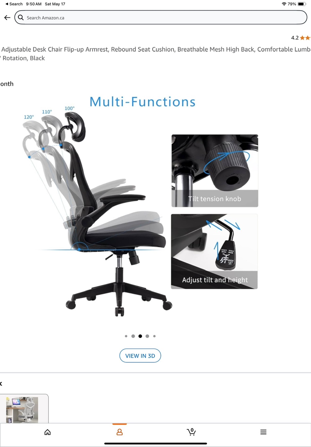 Magic Life Adjustable Office Chair - photo 5