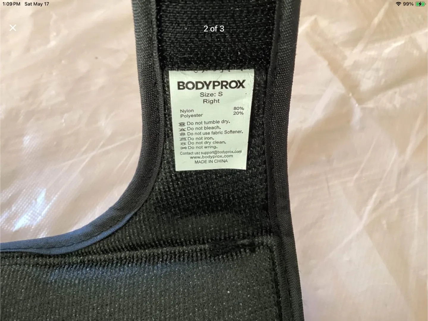 Bodyprox Wrist Support, Size Small, Right image indicator(2)