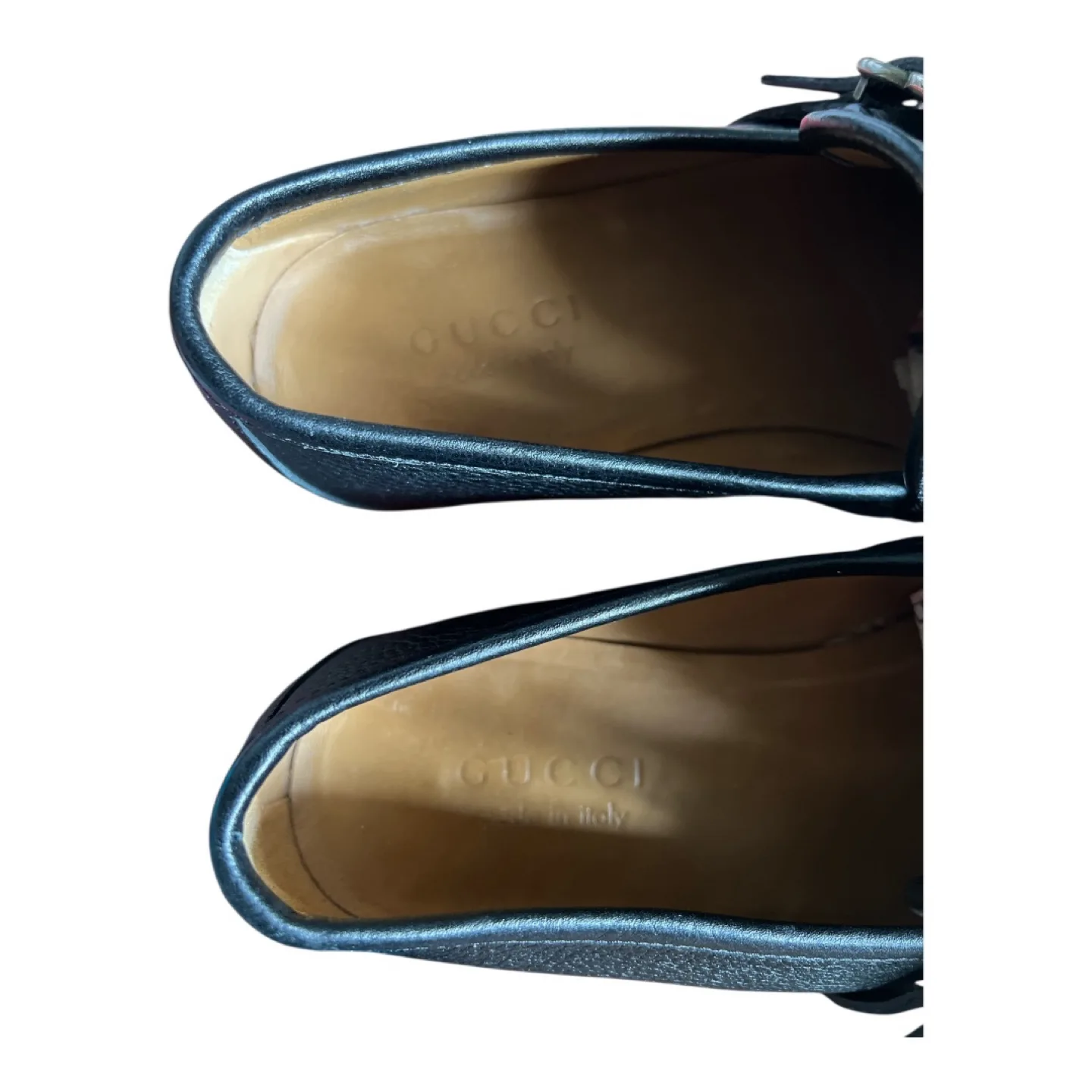 Gucci Men's Black Leather Loafers - size 9, GUC image indicator(5)