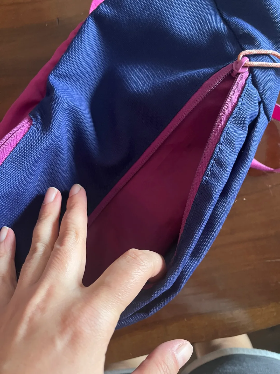 Quechua Arpenaz 10L Mini Backpack - Purple and Navy Blue image indicator(4)