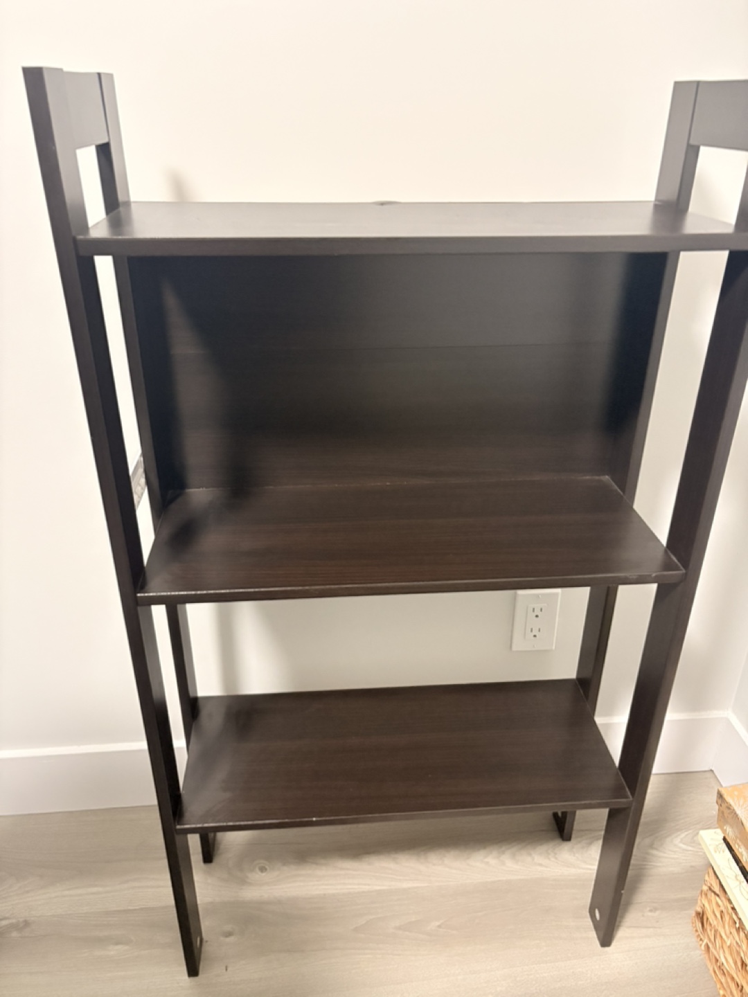 IKEA : Dark Brown 3-Shelf Bookcase
