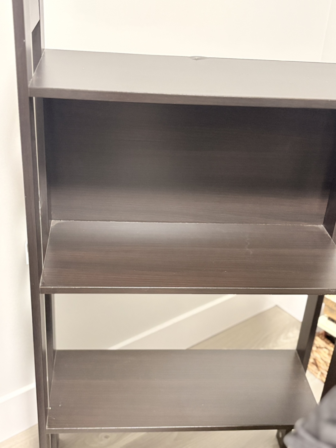 IKEA : Dark Brown 3-Shelf Bookcase - photo 2