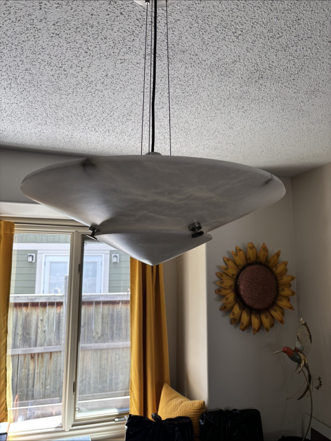 LightOlier Alabaster Pendant Light Fixture - photo 3