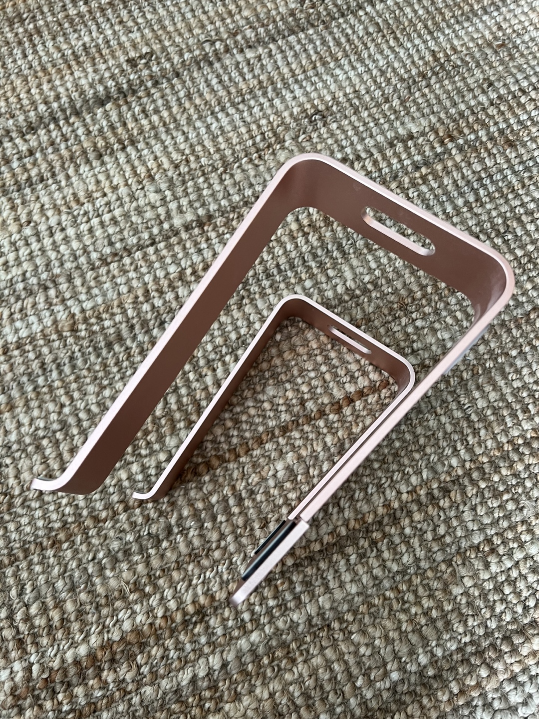 Rose Gold Laptop Stand - photo 2