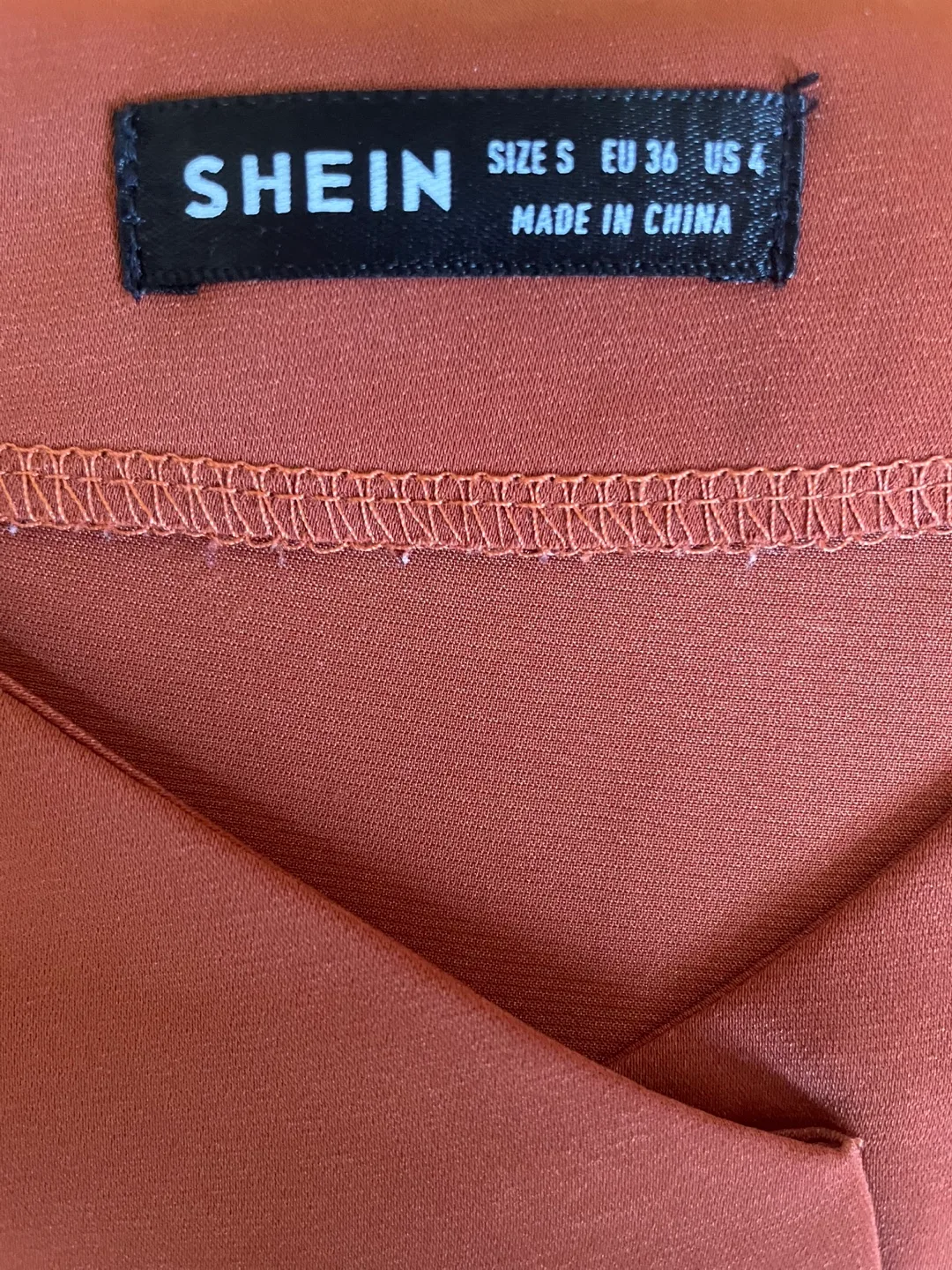 Burnt Orange Long Sleeve Blouse image indicator(6)