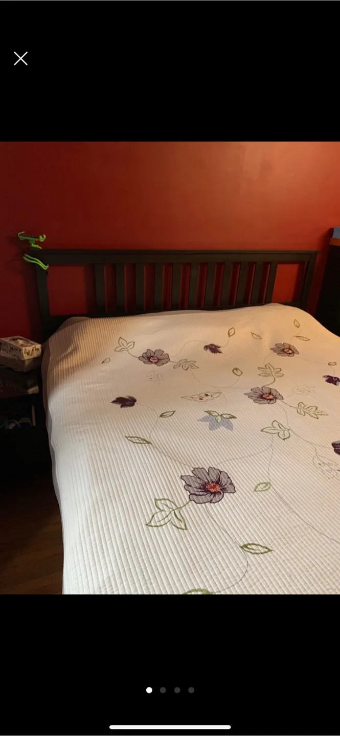 IKEA king size bed thumbnail