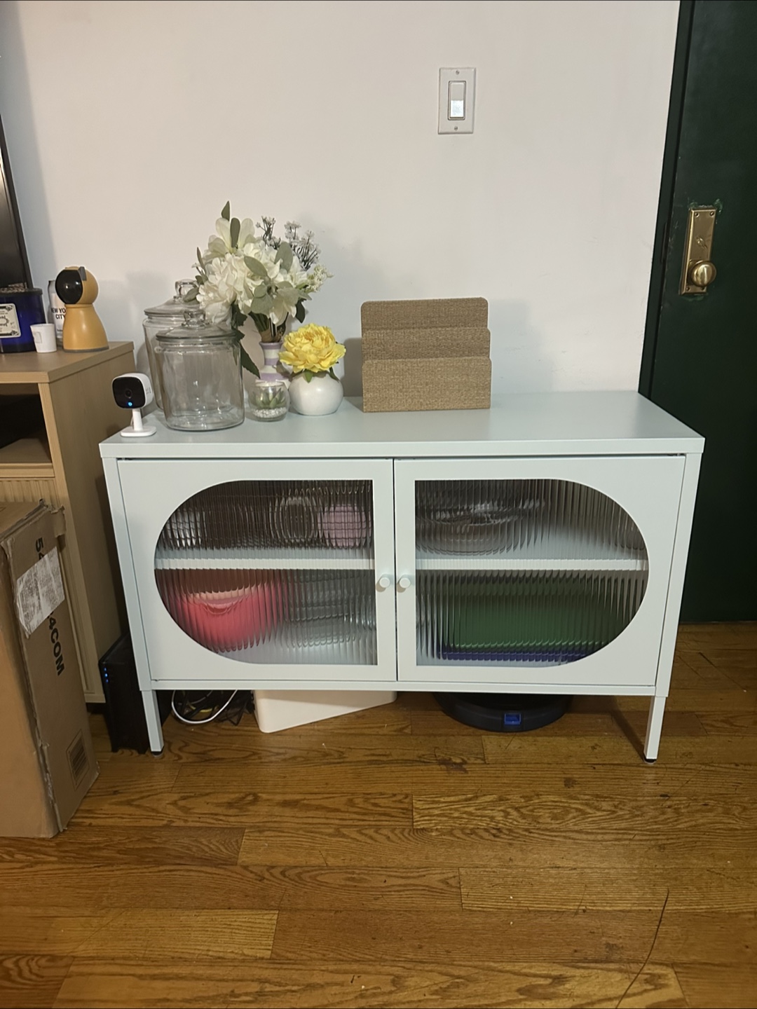 Mr. Kate Luna Mid-Century Modern Accent Cabinet - Mint Green - photo 4
