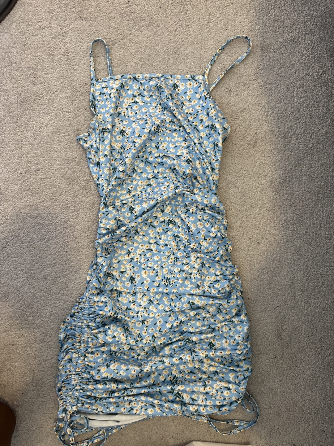 Blue floral mini dress🏒🏒🏒 - photo 2